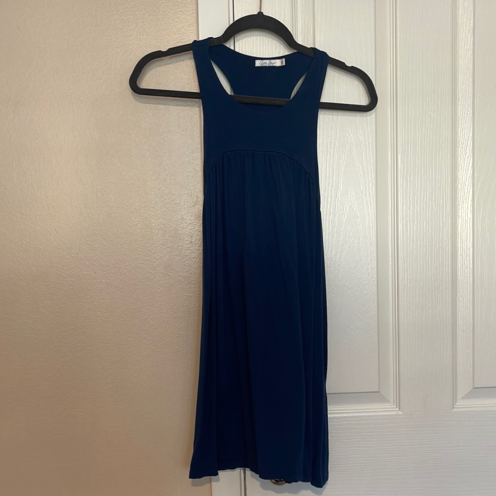 Ava Sky / Fighting Eel: navy tank dress XS
